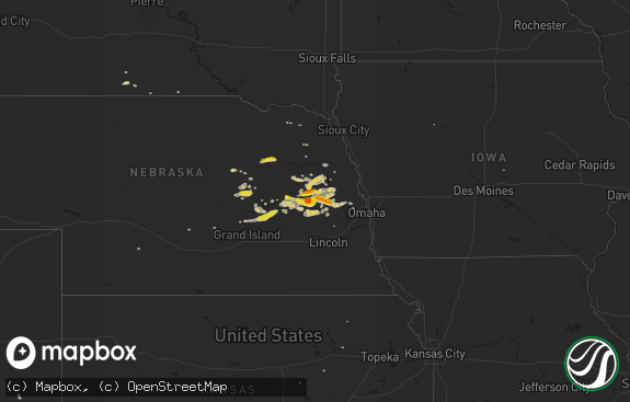 Hail map preview on 05-02-2015