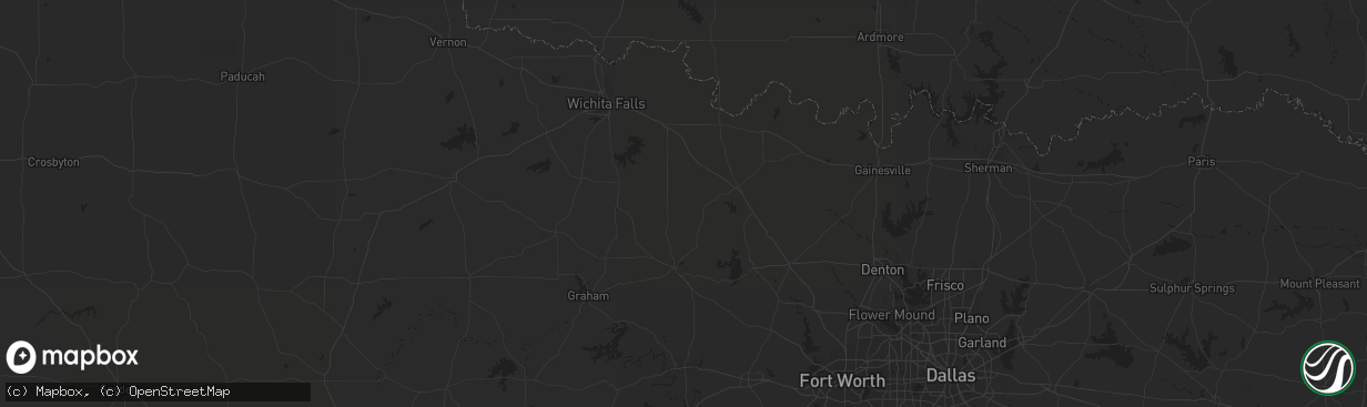 Hail map in Balko, OK on May 2, 2017