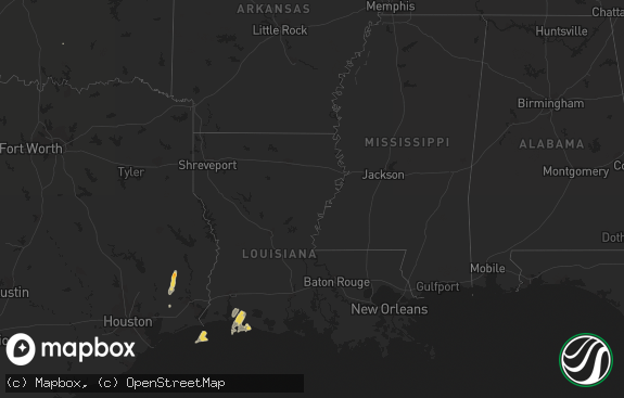 Hail map preview on 05-02-2017