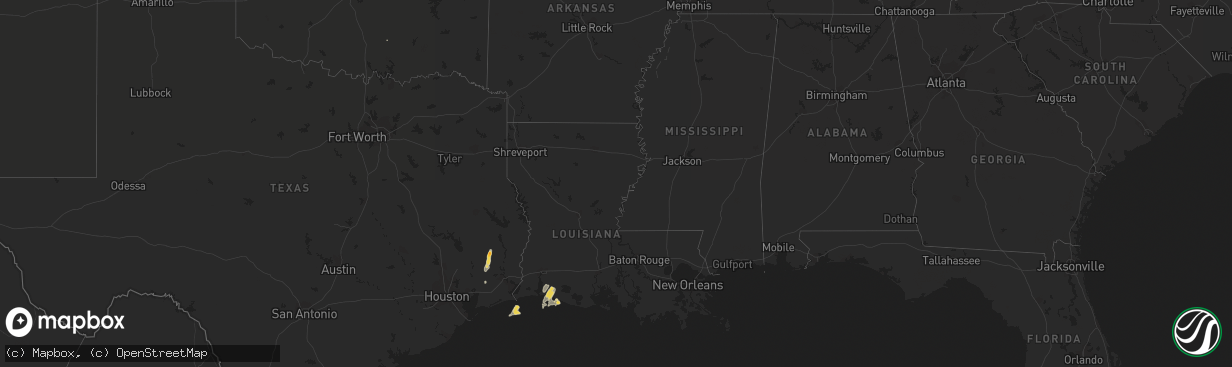 Hail map on May 2, 2017