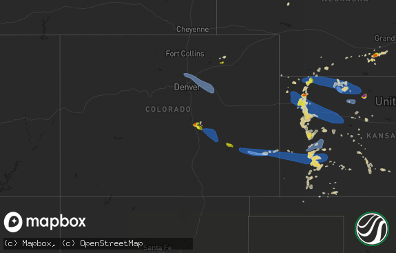 Hail map preview on 05-02-2021