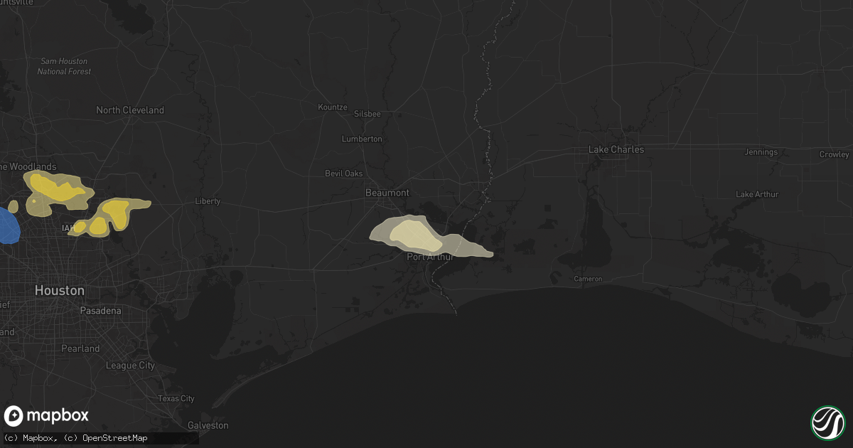 Hail map in Port Neches, TX on May 2, 2024