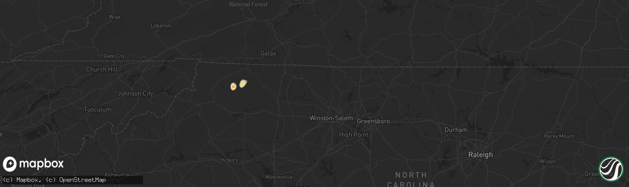 Hail map in Dublin, GA on May 3, 2011