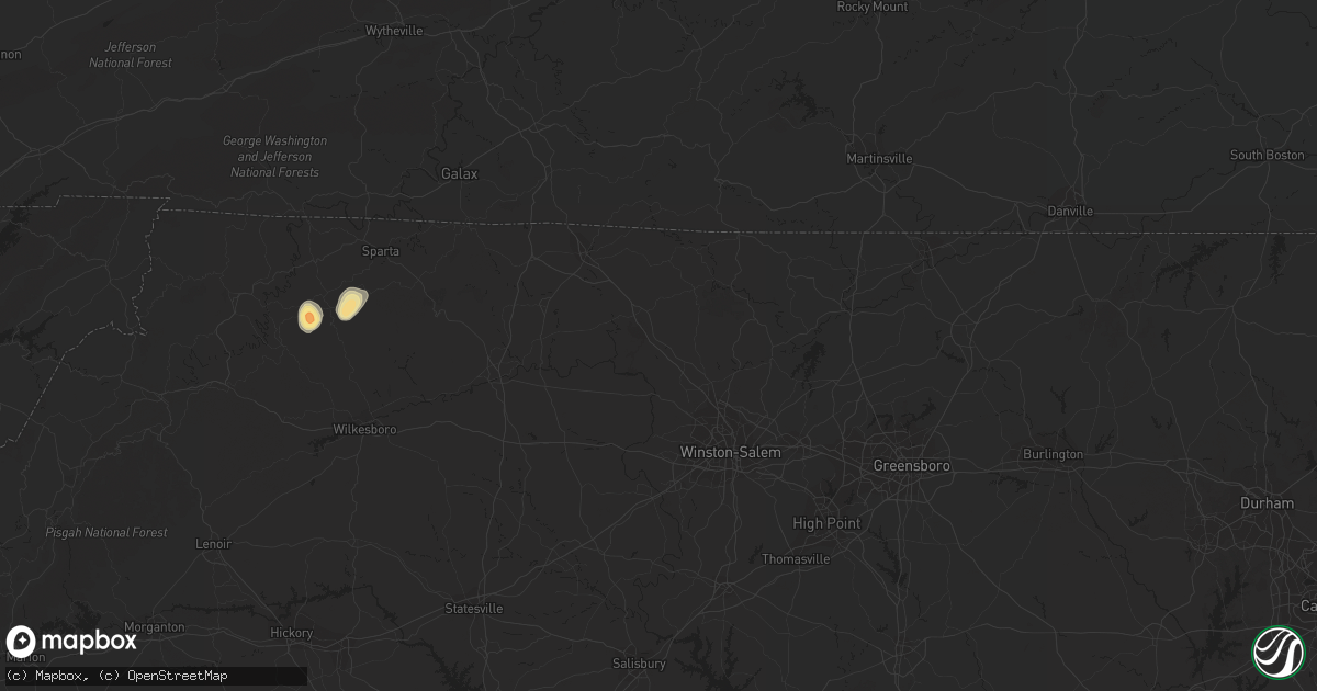 Hail map in Pitts, GA on May 3, 2011