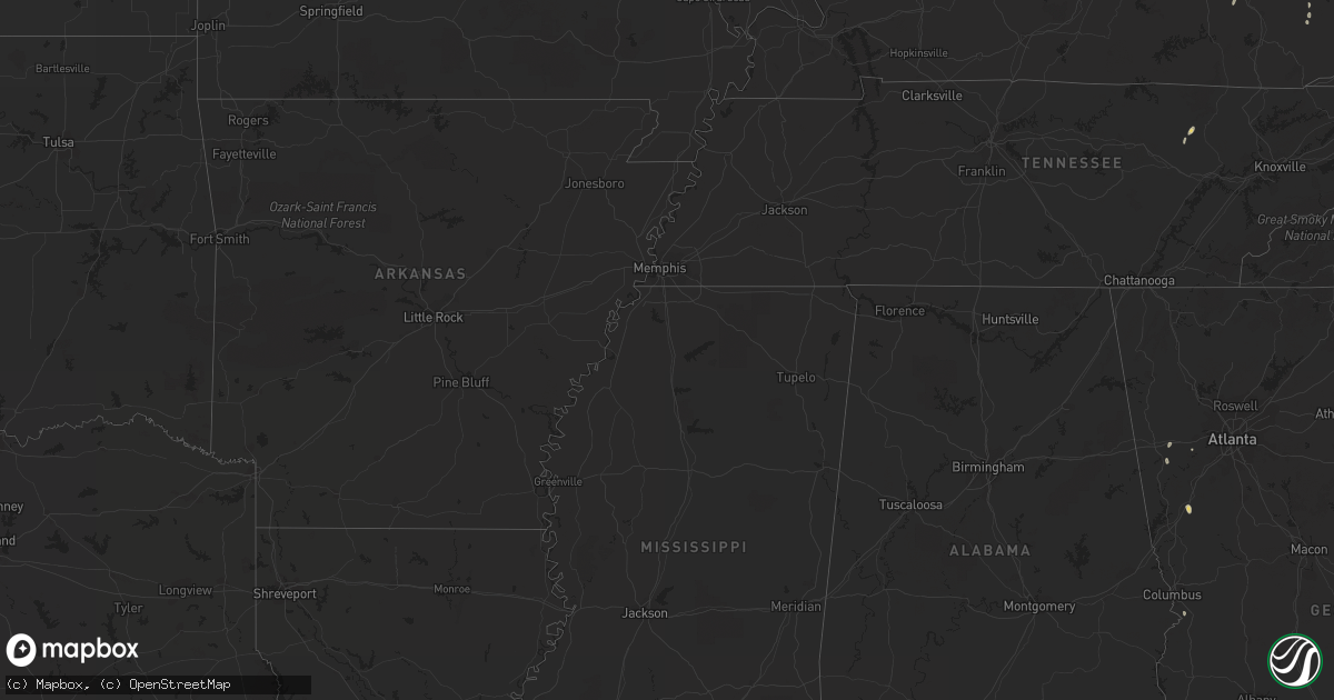 Hail map on May 3, 2012