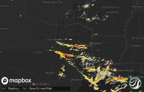 Hail map preview on 05-03-2017