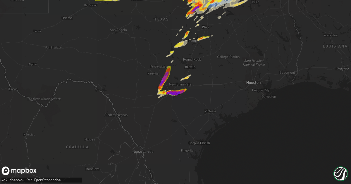 Hail map on May 3, 2021
