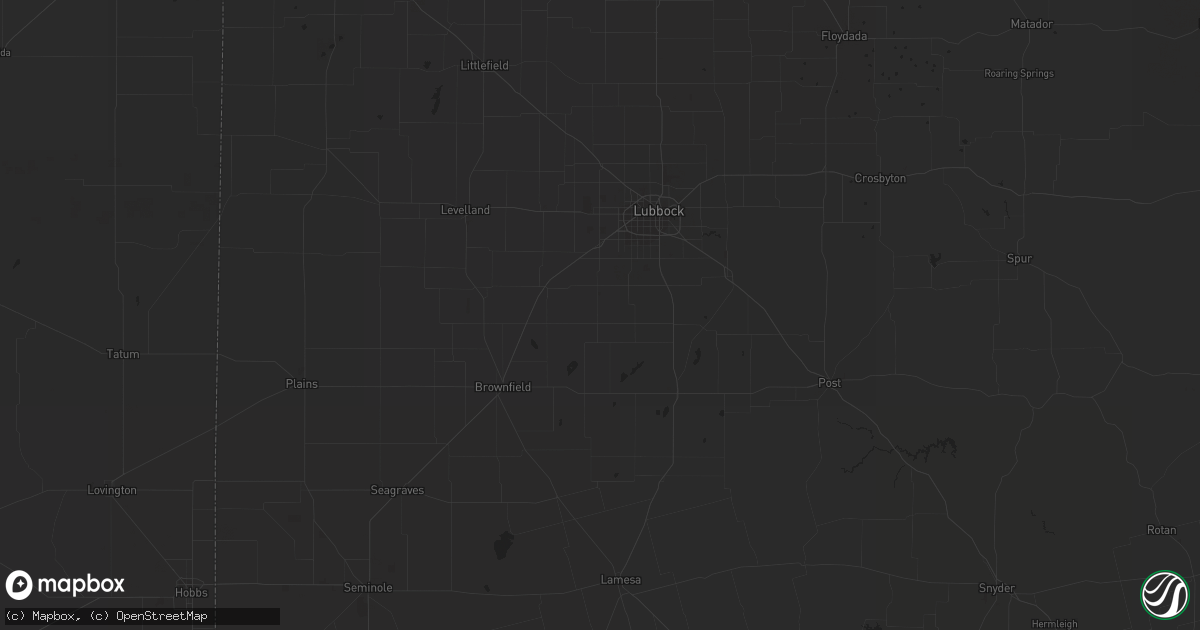 Hail map in Harrold, TX on May 3, 2023
