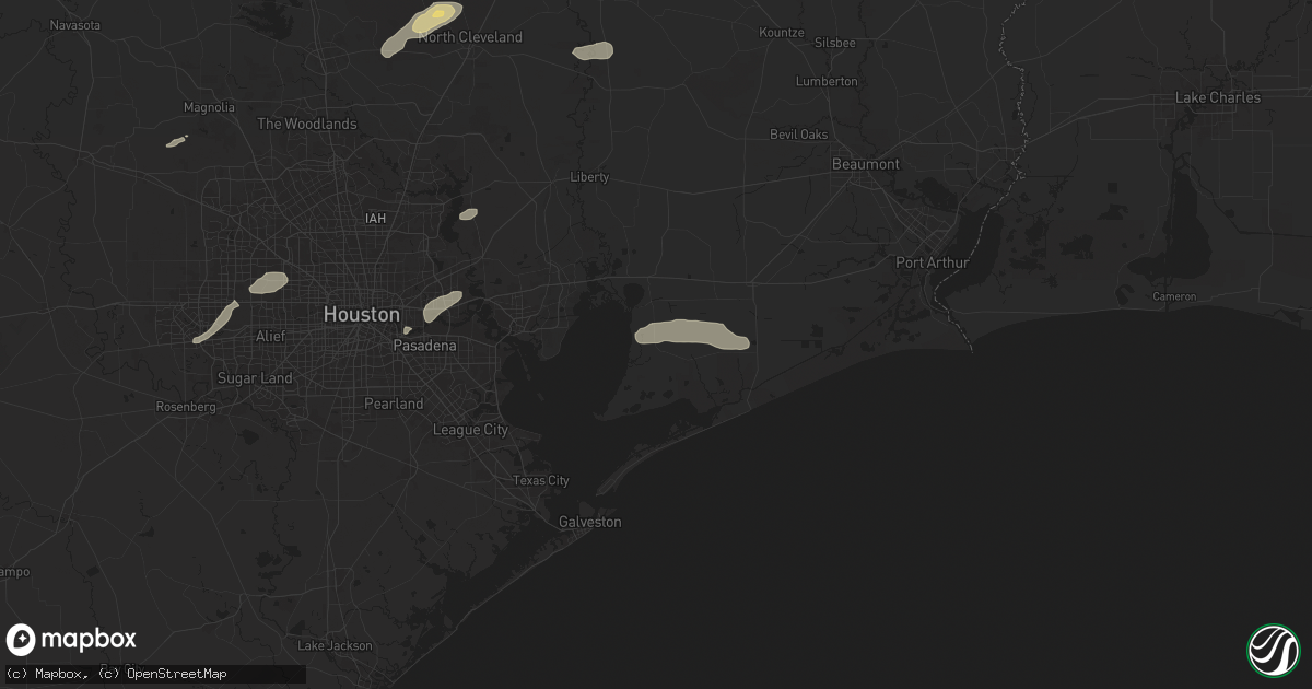 Hail map in Anahuac, TX on May 3, 2024