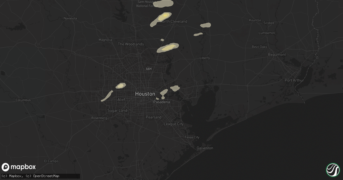 Hail map in Channelview, TX on May 3, 2024