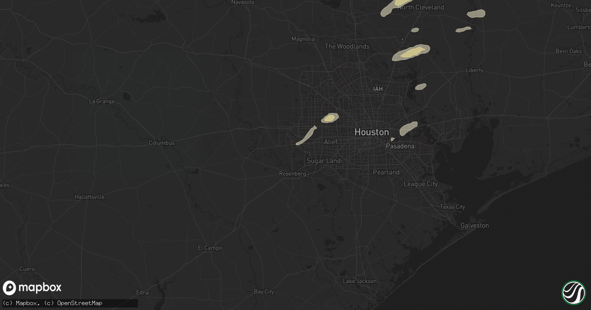Hail map in Richmond, TX on May 3, 2024