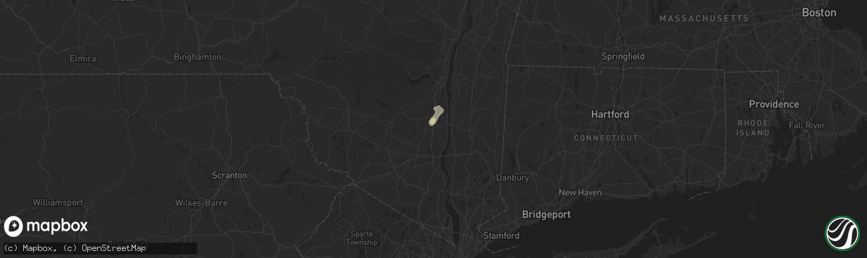 Hail map in Clintondale, NY on May 3, 2025