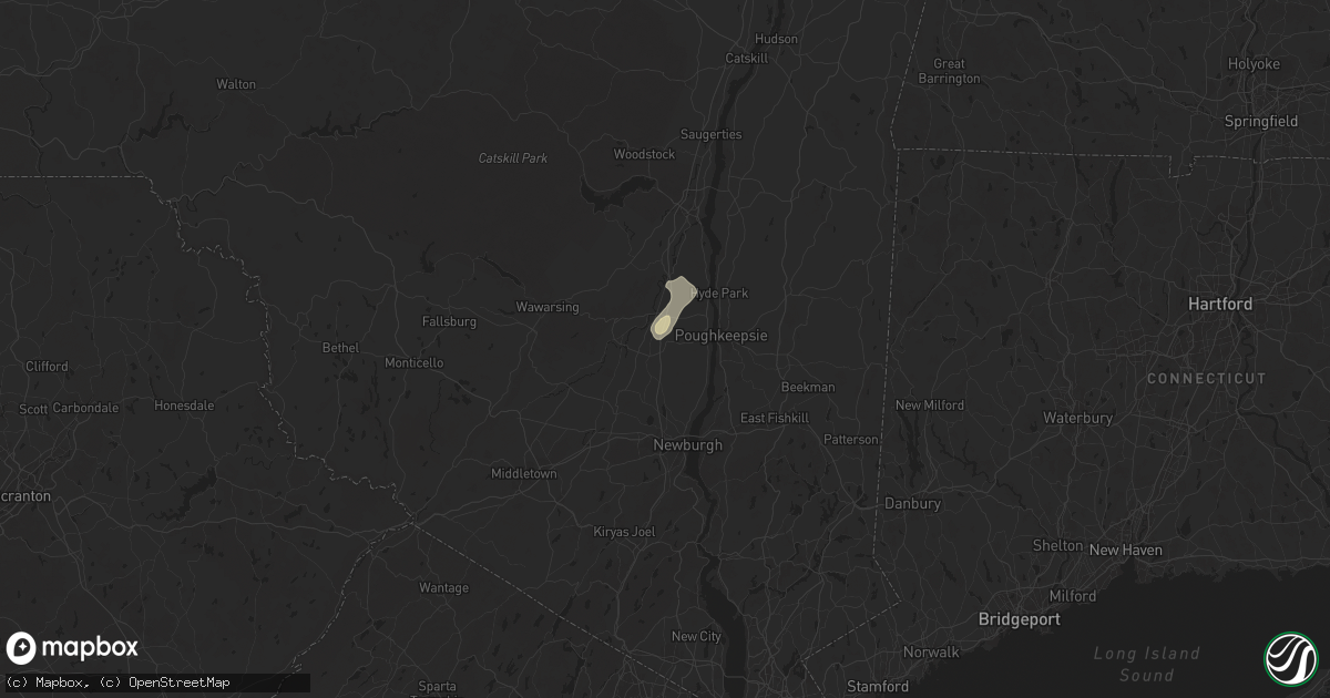 Hail map in Clintondale, NY on May 3, 2025