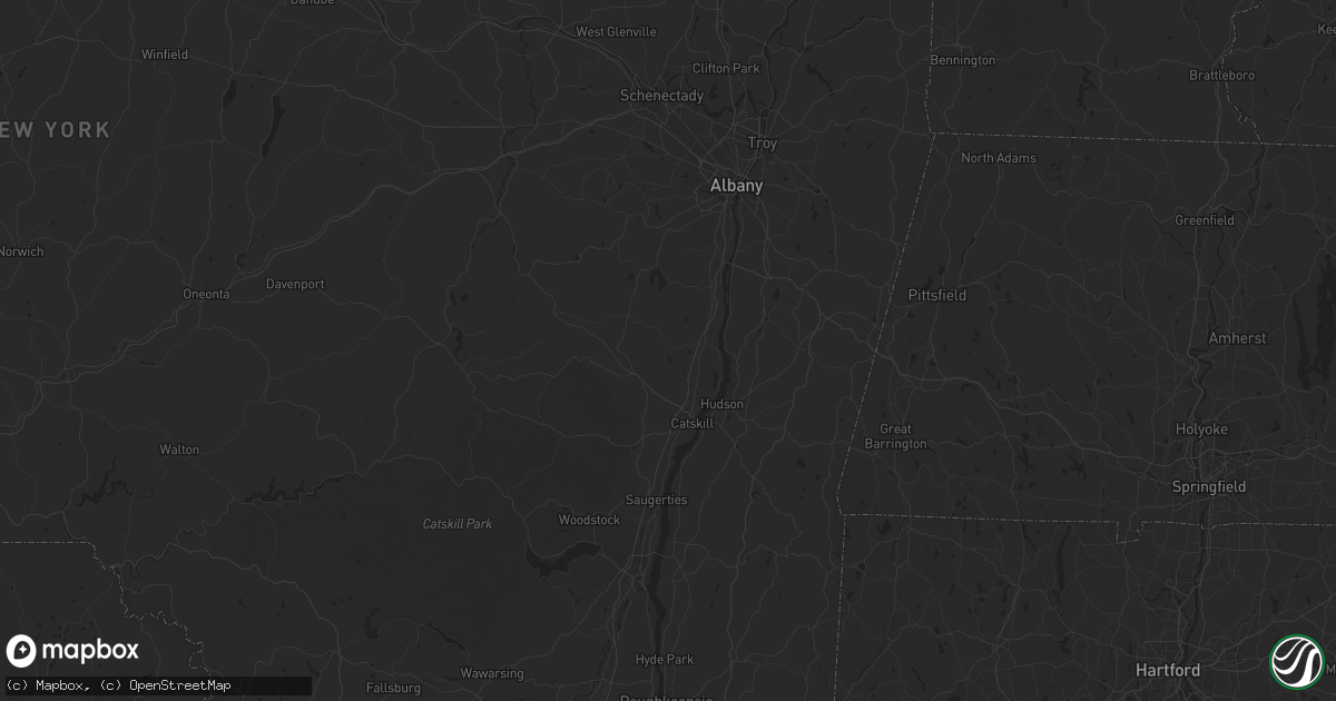 Hail map in Earlton, NY on May 3, 2025