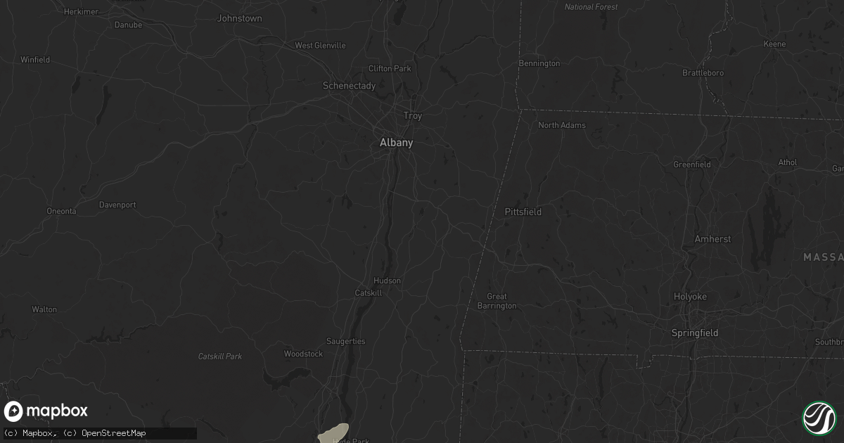 Hail map in Valatie, NY on May 3, 2025