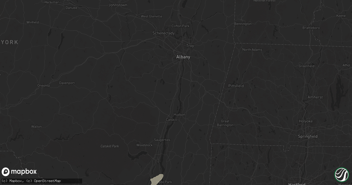 Hail map in West Coxsackie, NY on May 3, 2025