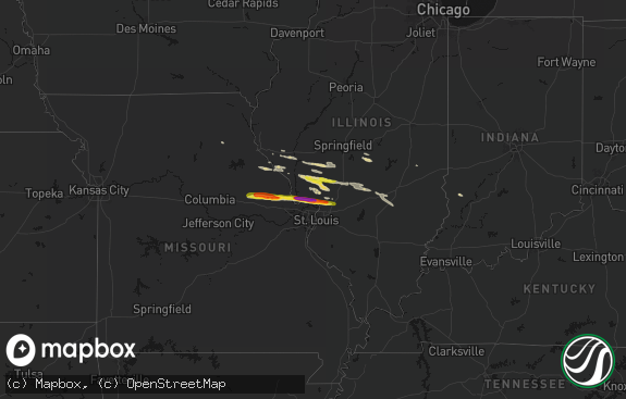 Hail map preview on 05-03-2026