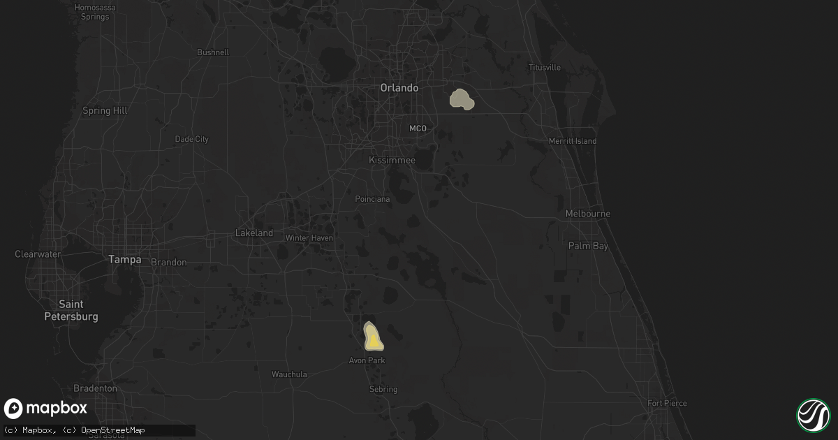 Hail map in Frostproof, FL on May 4, 2011