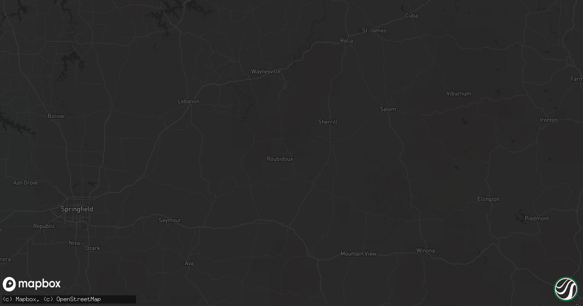 Hail map in Evansville, IN on May 4, 2012