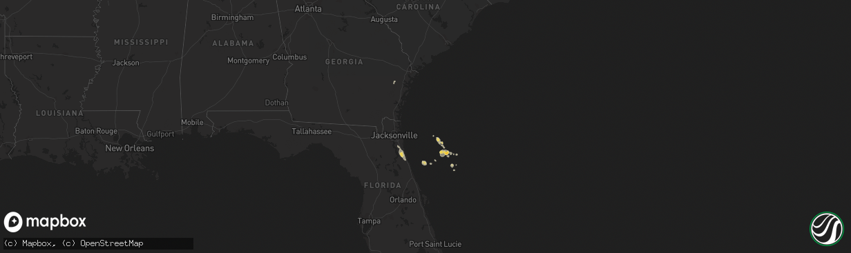 Hail map on May 4, 2013