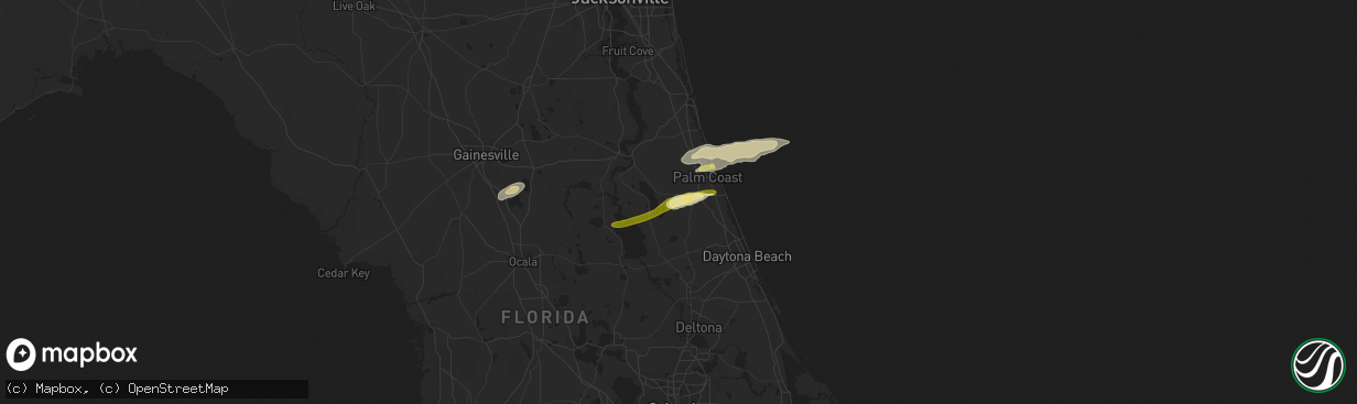 Hail map in Bunnell, FL on May 4, 2016