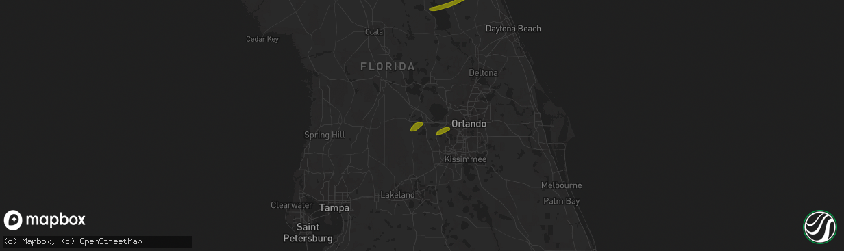 Hail map in Clermont, FL on May 4, 2016