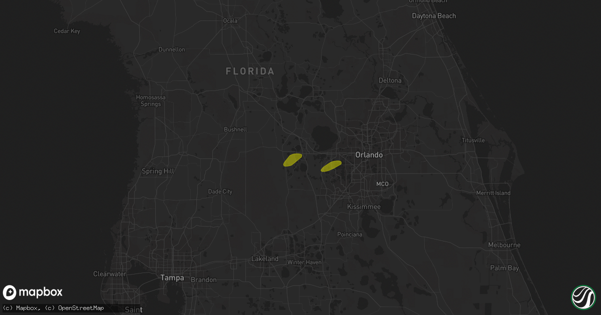 Hail map in Clermont, FL on May 4, 2016