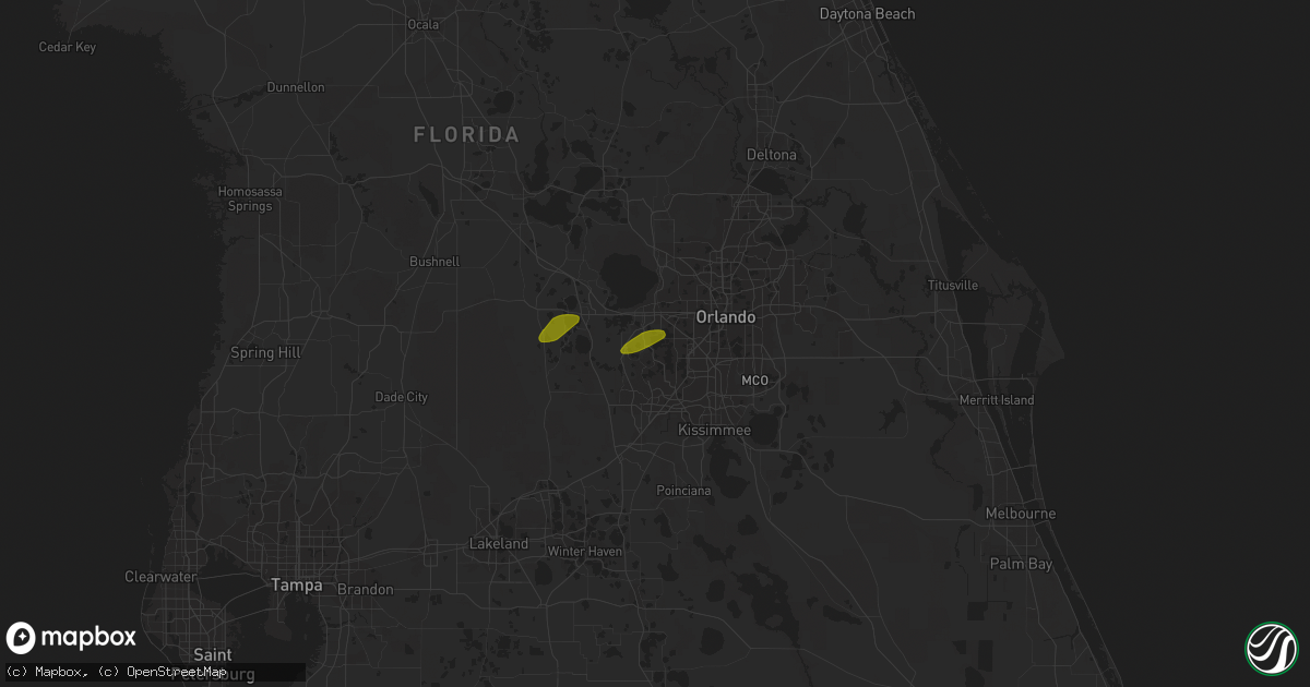 Hail map in Windermere, FL on May 4, 2016