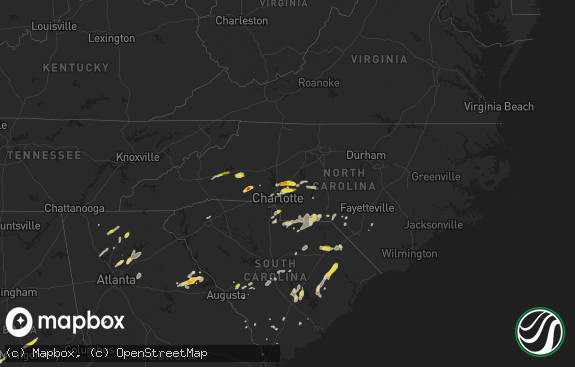 Hail map preview on 05-04-2019