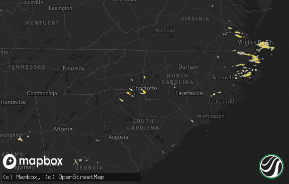 Hail map preview on 05-04-2022