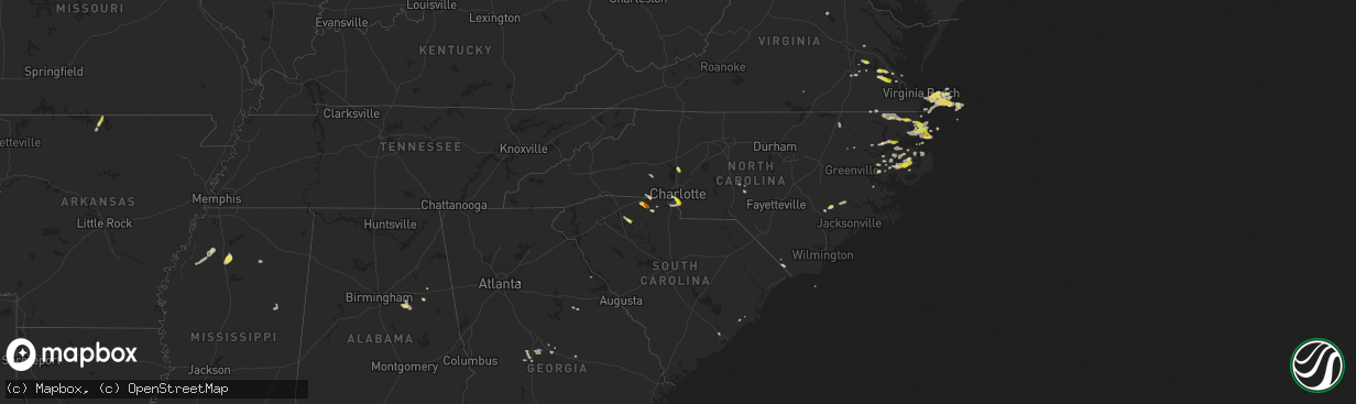 Hail map on May 4, 2022