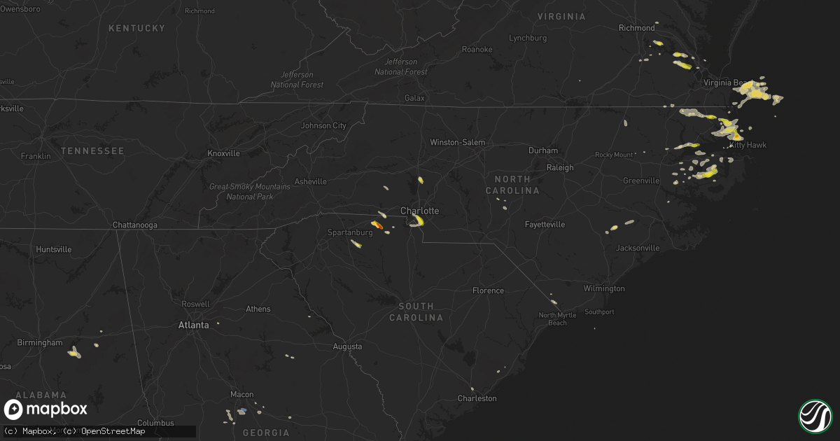 Hail map on May 4, 2022
