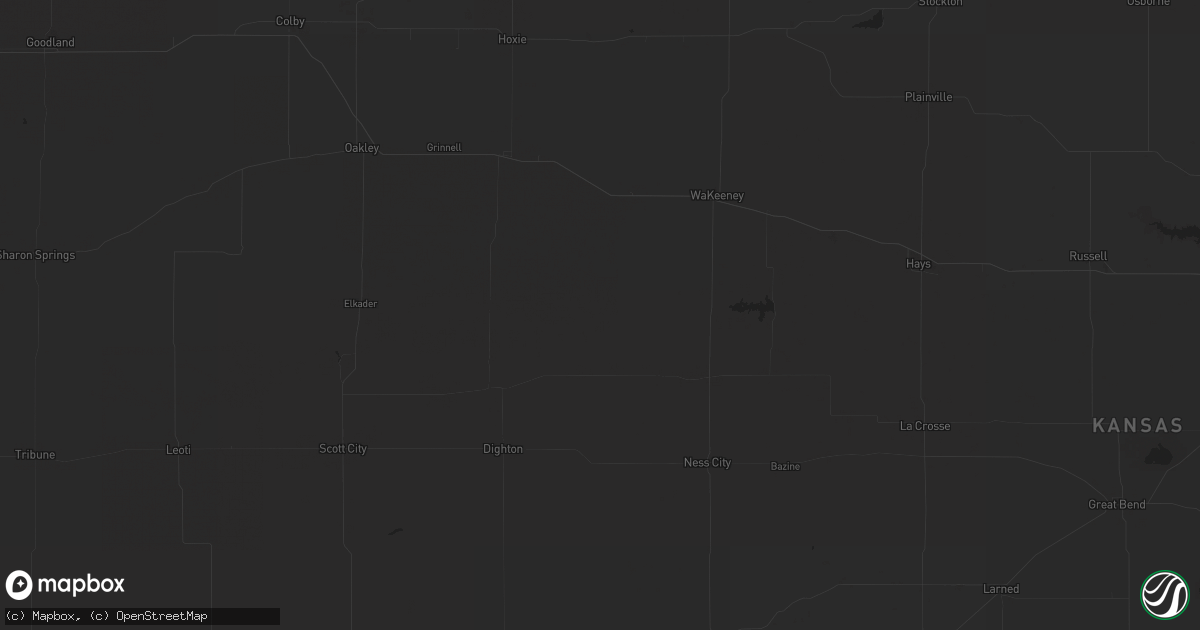 Hail map in Anton, CO on May 4, 2023