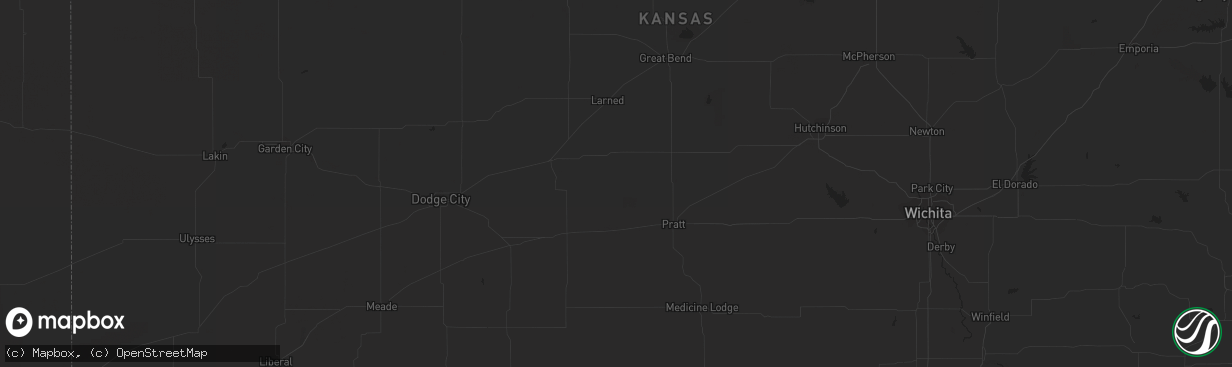 Hail map in Burkett, TX on May 4, 2023