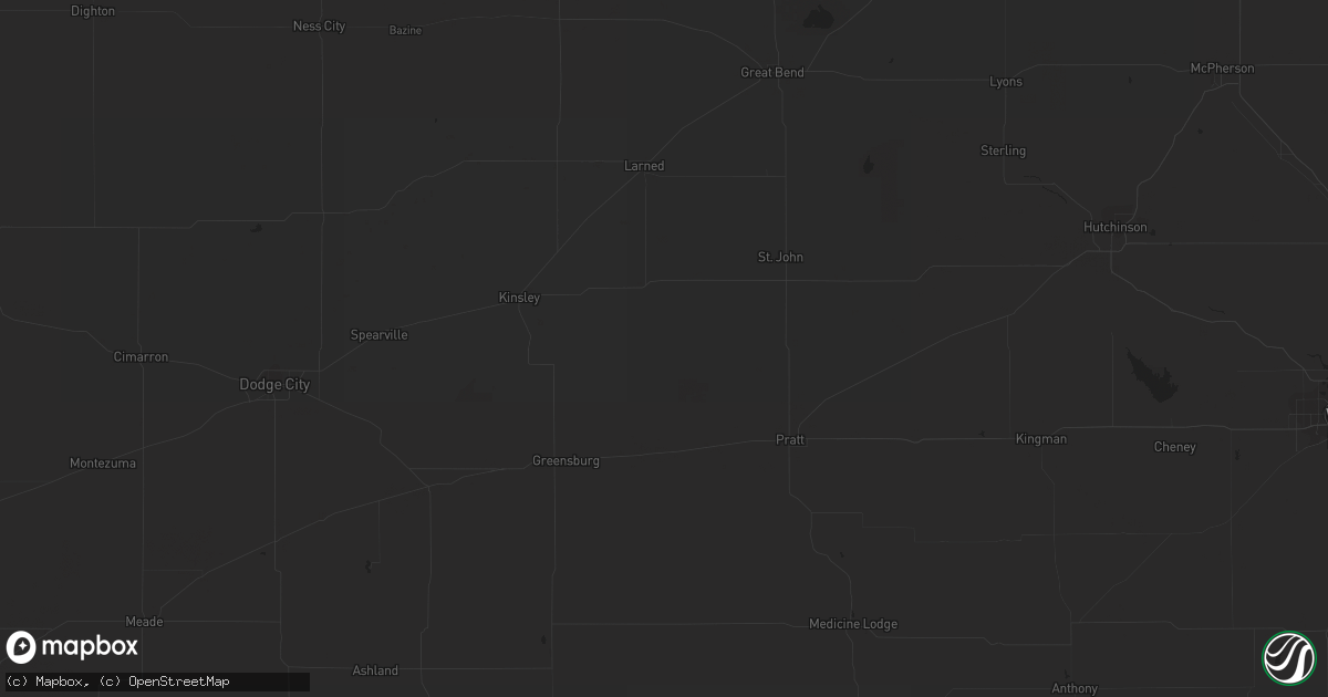 Hail map in Burkett, TX on May 4, 2023
