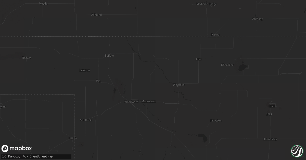 Hail map in Comstock, TX on May 4, 2023