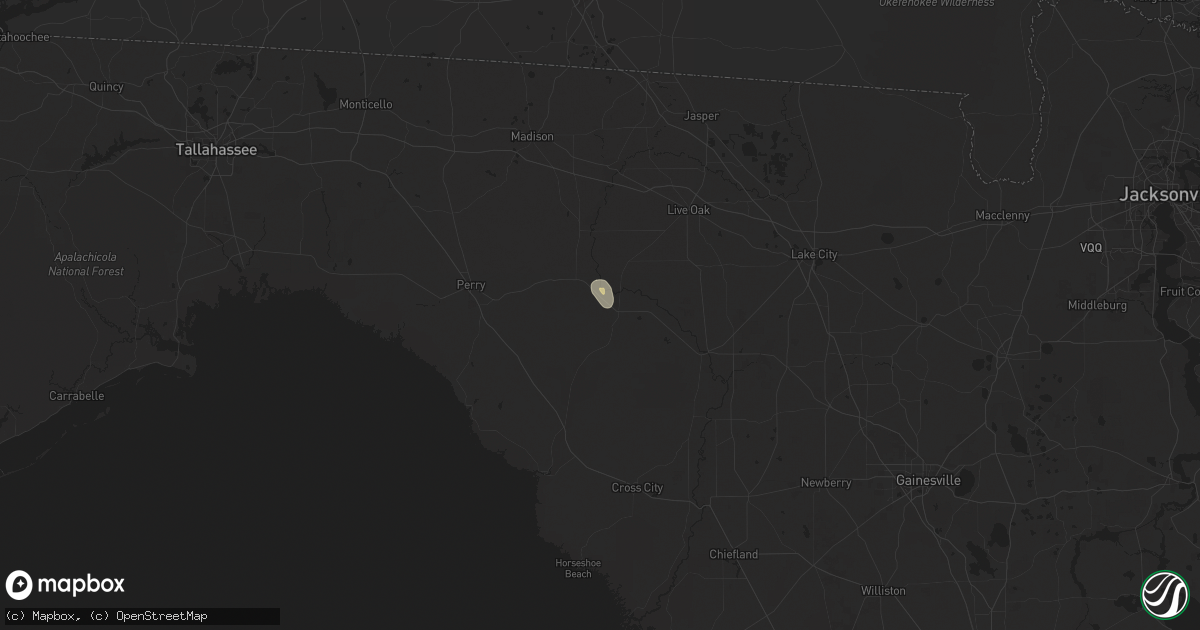 Hail map in Mayo, FL on May 4, 2024