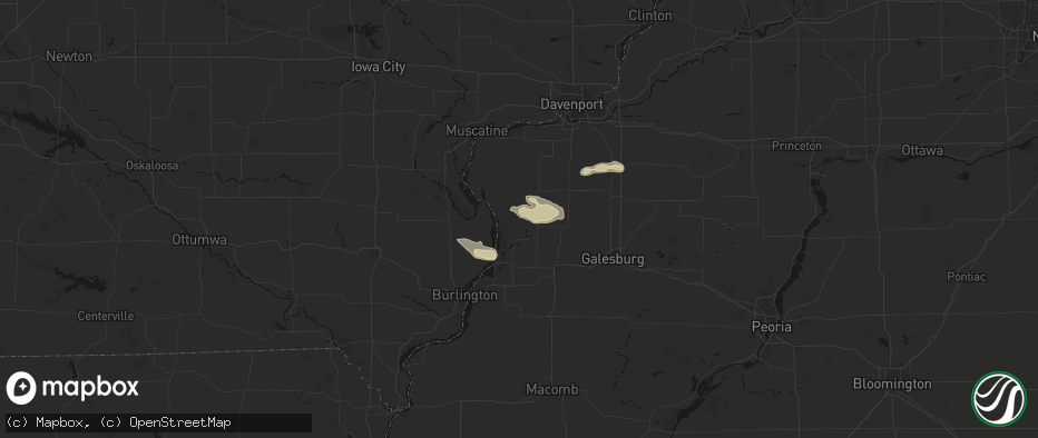 Hail map in Seaton, IL on May 4, 2026