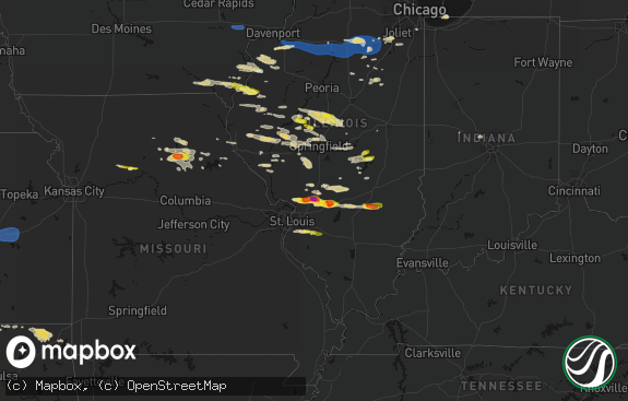Hail map preview on 05-04-2026
