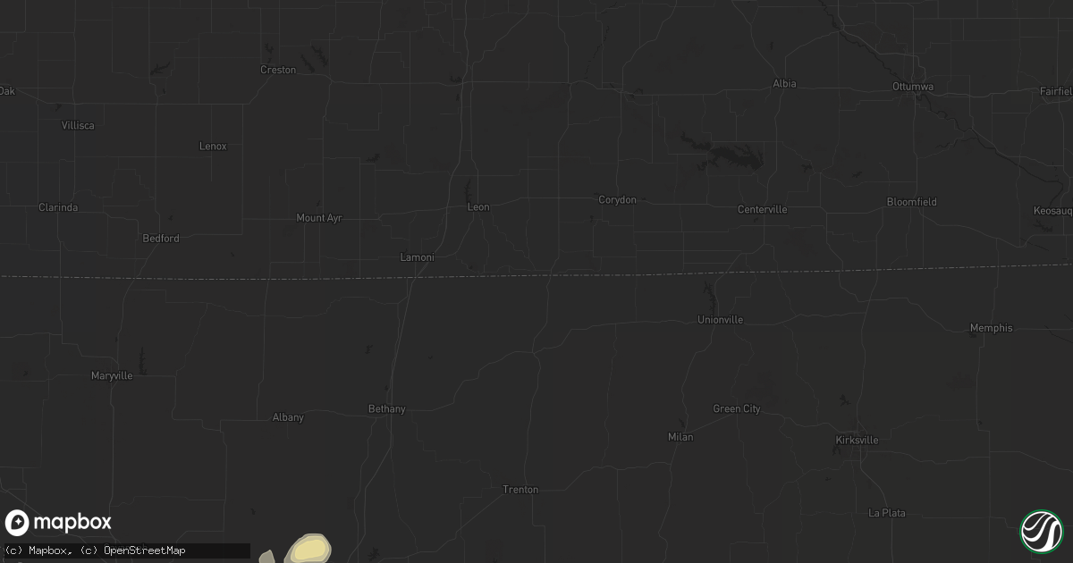 Hail map in Amity, MO on May 5, 2011