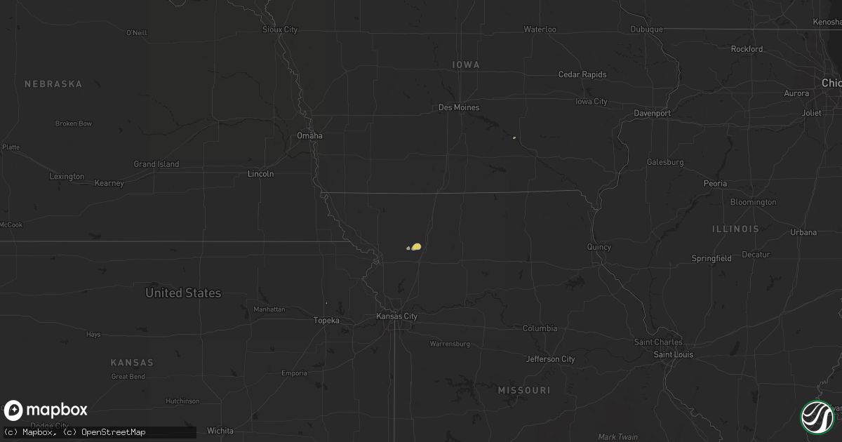 Hail map on May 5, 2011