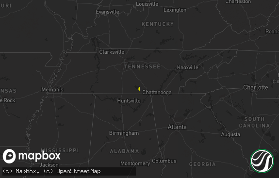 Hail map preview on 05-05-2013