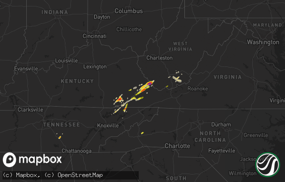 Hail map preview on 05-05-2018