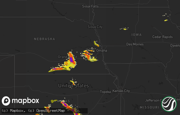 Hail map preview on 05-05-2019