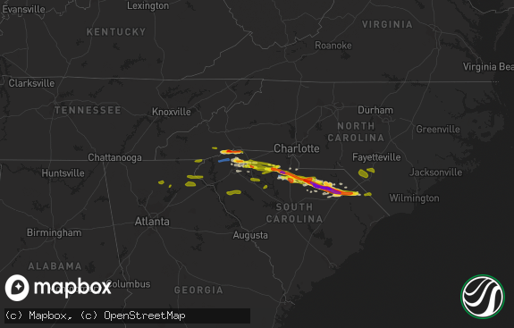 Hail map preview on 05-05-2020