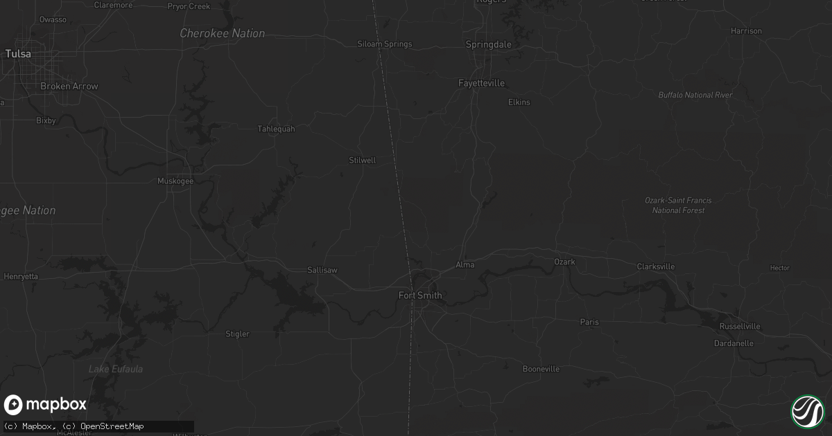Hail map in Chico, TX on May 5, 2023