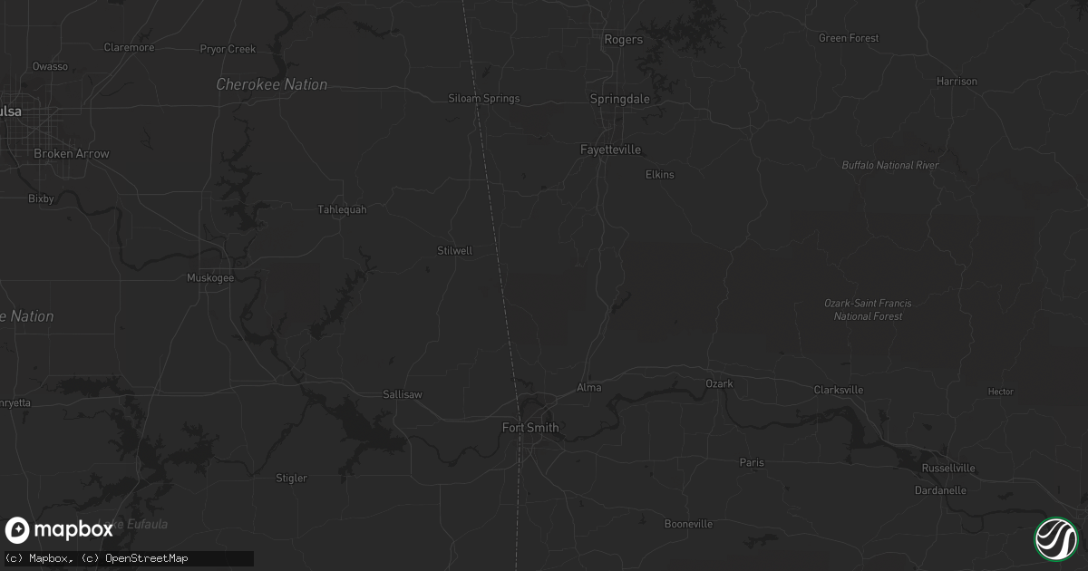 Hail map in May, TX on May 5, 2023