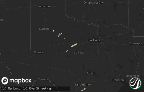 Hail map preview on 05-05-2025