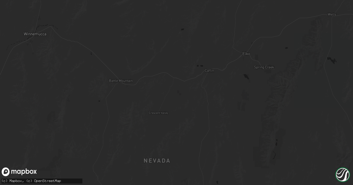 Hail map in Crescent Valley, NV on May 5, 2026