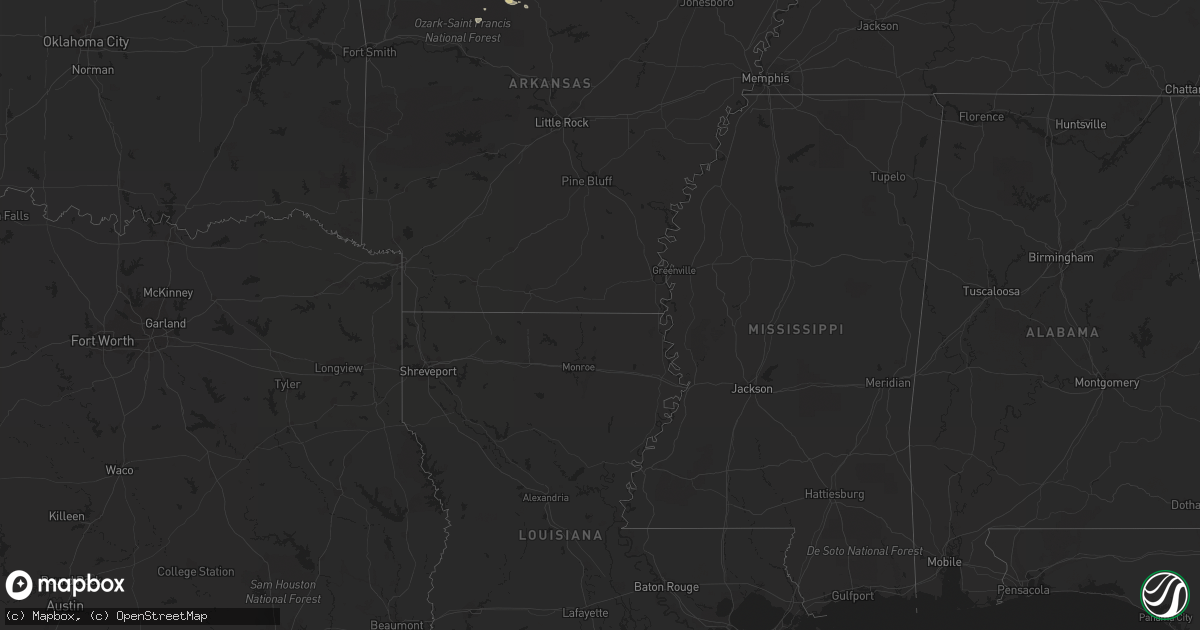 Hail map in Florida on May 6, 2011